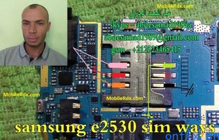 Repair-Samsung-GT-E2530-Insert-Sim-Card-Problem-Sim-Ways