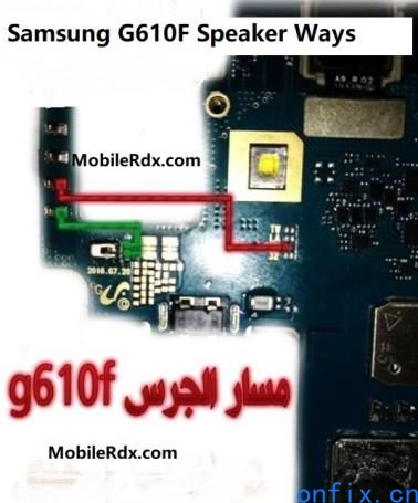 Samsung-G610F-Speaker-Not-Working-Problem-Repair-Solution