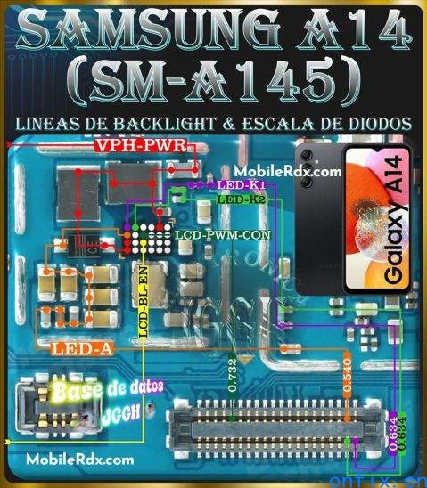 Samsung-Galaxy-A14-A145-Backlight-Ways