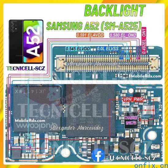 Samsung-Galaxy-A52-A525-Backlight-Ways-_-Repair-Display-Problem