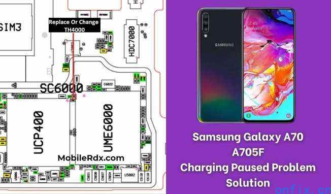 Samsung-Galaxy-A70-A705F-Charging-Paused-Problem