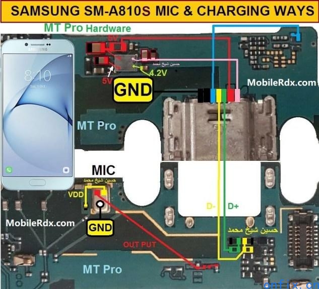 Samsung-Galaxy-A8-A810S-Charging-Jumper-Solution-USB-Ways
