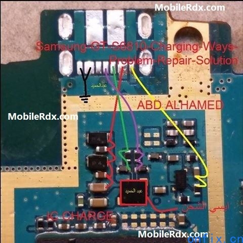Samsung-Galaxy-Fame-S6810-Charging-Problem-Jumper-Solution