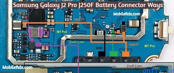 Samsung-Galaxy-J2-Pro-J250F-Battery-Connector-Ways-Battery-Jumper