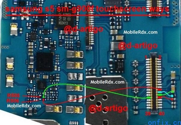 Samsung-Galaxy-S5-G900F-Touchscreen-Problem-Jumper-Solution