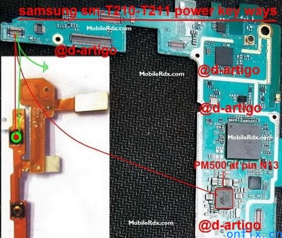 Samsung-Galaxy-Tab-3-SM-T211-Power-Key-Ways-On-Off-Switch-Jumper
