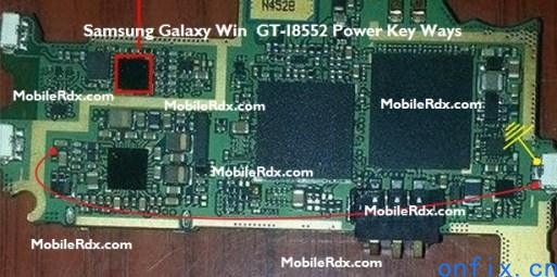 Samsung-Galaxy-Win-GT-i8552-Power-Key-Ways-On-Off-Switch-Jumper