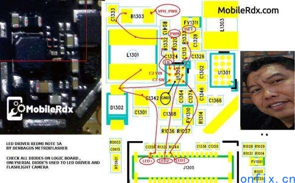 Redmi-Note-5A-Display-Light-IC-Ways