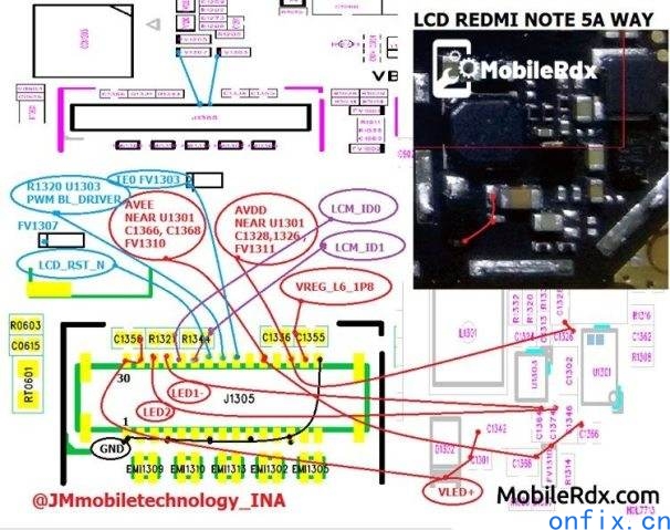 Redmi-Note-5A-LCD-Light-Ways-Backlight-Jumper-Solution