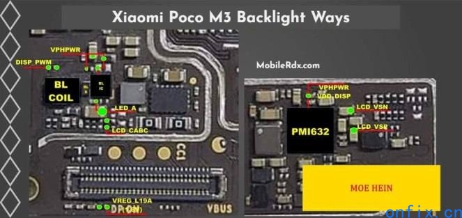 Xiaomi-Poco-M3-Backlight-Ways-Repair-Display-Light-Problem